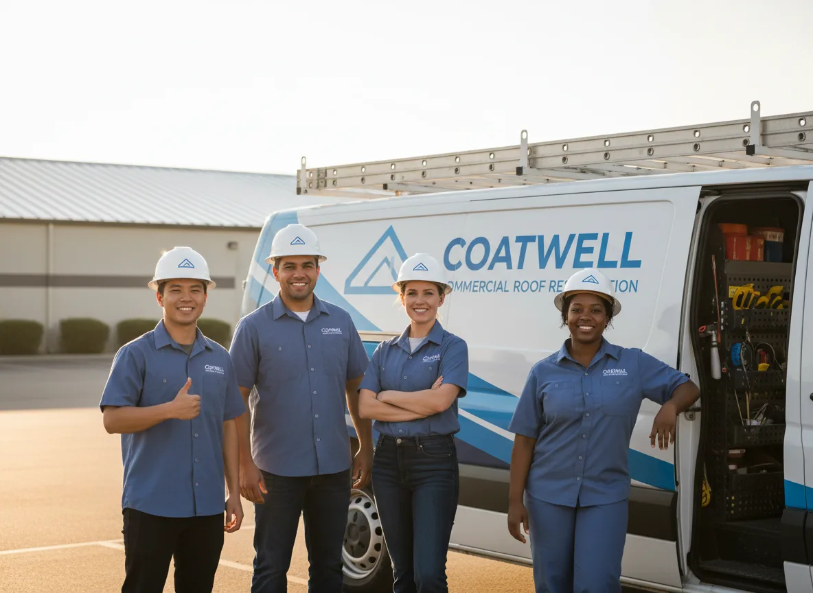 Commercial roof coating company in Gepp, AR